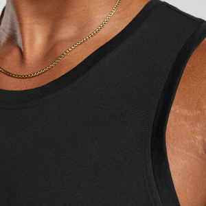 Camiseta sin Mangas de Algodón para Hombre, Transpirable, de Secado Rápido, Estilo Casual, Tejida, a Precio Competitivo, al por Mayor - Product Image 5