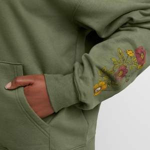 เสื้อฮู้ดสวมหัวผ้าฟลีซสำหรับผู้หญิงเสื้อกันหนาวมีฮู้ดแบบดั้งเดิมมีลายพิมพ์3D - Product Image 1