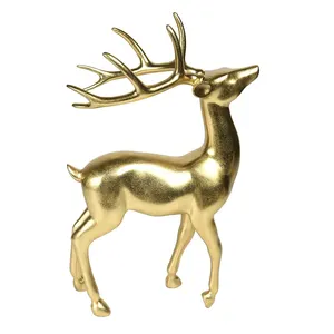 Buy Aluminium Metal Made Reindeer Stocking Holder For Christmas Decoration Uses Low Prices By Indian Manufacturer and Exporters