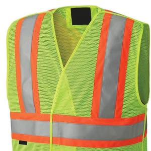Chaleco ligero HI Vis para hombre, el mejor Material transpirable, disponible a precio al por mayor tendencia superior, chaleco HI Vis para hombre con logotipo personalizado - Product Image 5