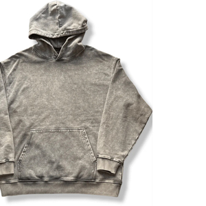 Top tendance prix raisonnable coton polaire hommes lavage à l'acide à capuche 2025 nouveau élégant taille personnalisée lavage à l'acide sweats à capuche hommes Service OEM - Product Image 5