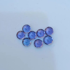 Lot de pierres précieuses naturelles Tanzanite bleue véritable de 4 mm, pierre de naissance de décembre, pour la fabrication de bijoux, pierres précieuses en vrac, Mehrajudin Gems, tiers - Product Image 4