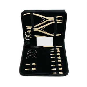 Custom Label Professional Stainless Steel Hair Extension Pliers Kit with Alligator Clips & Scissors - Product Image 2
