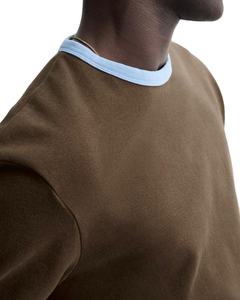 Meilleure vente T-shirt décontracté à manches courtes pour homme 100% coton séchage rapide respirant col rond 200 grammes motif solide personnalisé pour adultes - Product Image 5