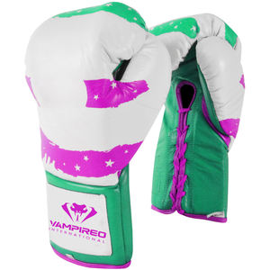 Gants MMA professionnels pour adultes de haute qualité Logo personnalisé Gants de boxe Fabricant réel Vente en gros Poignées en cuir noir - Product Image 6