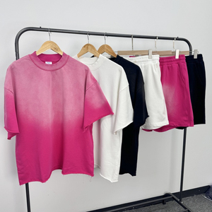 เสื้อยืดผู้ชายไซส์ใหญ่พิเศษแบบ350gsm วินเทจสำหรับซักแบบปล่อยไหล่ทรงหลวมเสื้อผ้าแนวสตรีทแวร์ฤดูร้อน - Product Image 5