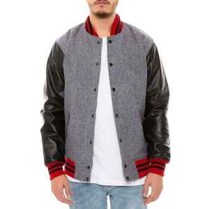 Top Trending Men's Baseball Style Varsity <b>Jackets</b> New Embroidery Logo Regular Length Street Wear High Street Style - Product Image 1
