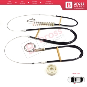 Kit de réparation de lève-vitre BWR1215 pour porte avant gauche de la Série 5 E39 04/1999-2004 4/5 portes Facelift 51338236860 - Product Image 4