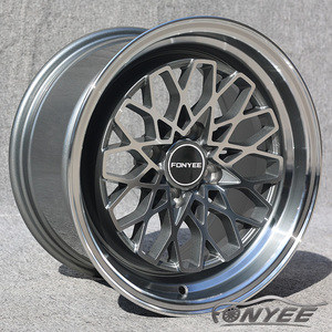 Fonyee จานลึกทองเว้า15นิ้ว15x8 4x100 4รูล้ออัลลอยด์ล้ออัลลอยด์ล้อกว้างขอบรถยนต์สำหรับฮอนด้า - Product Image 6