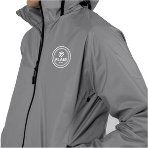 Chaqueta Cortavientos Impermeable y Transpirable con Capucha Plegable para Hombre, con Cremallera, para Correr y Lluvia - Product Image 6