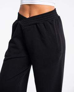Latest Style Custom Design Winter Flat Regular Fit Casual <b>Fleece</b> Gym Training <b>Women</b> Sweatpants <b>Trousers</b> - Product Image 5