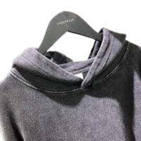 Streetwear personnalisé Sweats à capuche délavés à l'acide Vintage Sun Faded Dtg Print Heavyweight Hoodie Set Tracksuits pour hommes