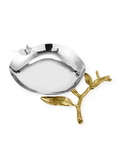 Aspecto de lujo Nuevas astas elegantes Dátiles Tazón para servir para la decoración del hogar y las fiestas increíbles cuencos de acabado de níquel a bajo costo - Product Image 2