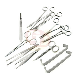 Instrumentos quirúrgicos generales reutilizables con soporte de aguja de herramientas de acero inoxidable para profesionales médicos conjunto quirúrgico general - Product Image 4