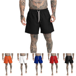 Shorts d'entraînement de basket-ball d'été de haute qualité pour hommes Shorts de planche en maille personnalisés Casual Double Single Layer Inteam Plain Design - Product Image 5