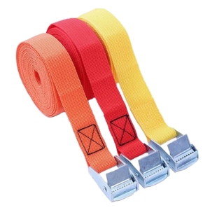 Sangles d'arrimage à cliquet en polyester de 25 mm (1 pouce) avec logo et couleur personnalisés, 4 m, 700 kg, pour camion, remorque, bagages - Product Image 4