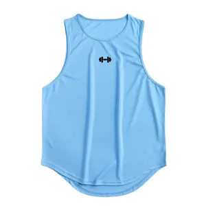 Camisetas sin mangas de gimnasio de verano para hombre, chalecos transpirables de secado rápido para entrenamiento físico, camisetas sueltas sin mangas de baloncesto para culturismo - Product Image 2