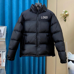 Chaquetas para hombre, chaqueta para hombre, chaqueta acolchada cálida ligera de invierno con logotipo personalizado, prendas de vestir exteriores impermeables a prueba de viento, ropa de calle de moda - Product Image 2