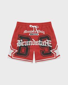 Wholesale High Quality Custom Men's 100% Cotton Swim Shorts OEM Service Breathable Mesh - Product Image 2