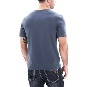 เสื้อยืดโอเวอร์ไซส์สำหรับใส่ไปยิมของผู้ชายเสื้อยืดทรงหลวมแขนสั้นผ้าคอตตอน/ใยไม้ไผ่พิมพ์ลาย - Product Image 6