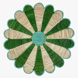 Set de table rond unique en jonc de mer, assiette de présentation pour la décoration de table, set de table en rotin de Noël, couleur personnalisée en provenance du Vietnam - Product Image 5