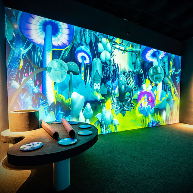 Customized Wholesale Interactive Projection Game System for Kids Education, Science Exploration and Creativity Zones
