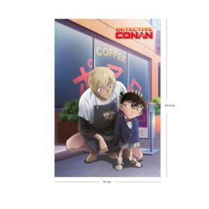 Anime <b>Poster</b> Detective Conan Featuring Amuro & Conan - Product Image 2