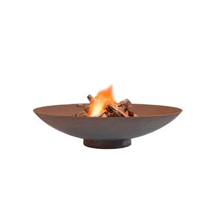 Modern Steel <b>Fire</b> <b>Pits</b> Natural Gas Freestanding 9999 BTU Backyard Warmth Artisan Crafted Patio Decoration Outdoor Hospitality - Product Image 1