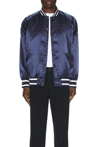 Chaqueta Universitaria de Satén Transpirable con Logotipo Personalizado para Hombre, Chaqueta Universitaria, Precio al por Mayor, Chaquetas para Hombre - Product Image 6