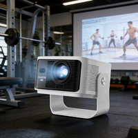 Nouveau projecteur LED portable HY350 Max 2026 1080P 500 Lumens pour la maison, Android 11 5.0 2G avec haut-parleurs intégrés, format de poche