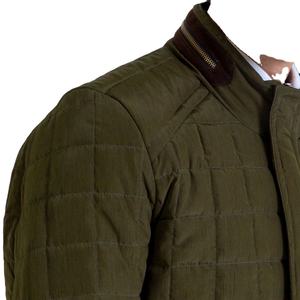 2025 Men's Winter Sued Leather Sporty <b>Jacket</b> <b>with</b> Warm Stand Collar Winter Padded Coat <b>Lining</b> 100% Polyester - Product Image 6