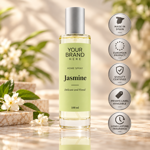 Ambientador en Aerosol con Aroma a Jazmín de Marca Privada, 100 ml |   Fragancia Floral Delicada y Duradera |   Fabricante OEM España - Product Image 1