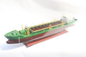 LONG HAI 68 SHIP Handcrafted Painted Feng Shui <b>Wooden</b> <b>Model</b> Ship Commercial Cargo Vessel Home Decor Display/Collection Gifts - Product Image 3