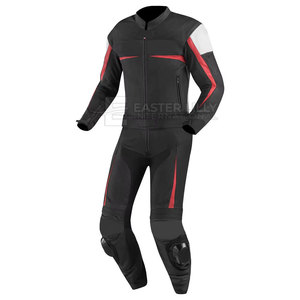 Traje de Motocicleta Cómodo, Traje de Motocicleta de Cuero Resistente, Traje de Motocicleta de Alta Calidad Resistente al Viento - Product Image 2