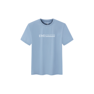 Camiseta ERKE para Hombre, Cuello Redondo, Color Azul Niebla, Talla 602, Tejido Jersey, Impresión con Método de Serigrafía, Número de Modelo 11225202084 - Product Image 1