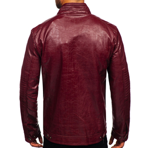 Veste en cuir de vachette pour homme à prix raisonnable, prix bas, cuir véritable, veste en cuir haut de gamme pour homme - Product Image 5