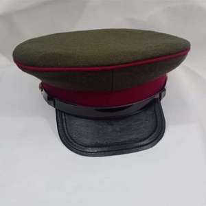 Gorra de Oficial Bordada a Mano Personalizada, Gorra de Oficial de Alta Calidad en Lana para Uniforme Ceremonial - Product Image 5