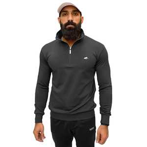 APEXAL COMPRESSION GRIS PULLOVER ZIPPER SUPÉRIEUR-SIGNATURE - Product Image 1