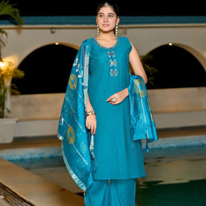 Meilleur ensemble Kurti Vetican avec Dupatta pour tenue ethnique festive pour mariage, Eid et fête, mode - Product Image 6