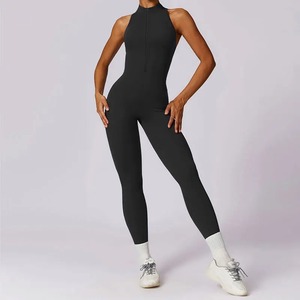 Women's 2pcs Seamless Plaid Yoga Set High Waist Leggings & Long Sleeve Fitness Jacket Breathable Gym Clothing Drawstring Closure - Product Image 2