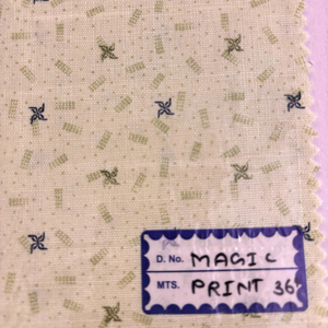 ผ้าโพลีผ้าฝ้ายทวีดพิมพ์ลายมหัศจรรย์สำหรับเดรสและเสื้อเชิ้ต - Product Image 1