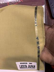 Lexus Japan Tissu Poly Viscose de haute qualité pour chemises Mélange de polyester élégant pour hommes et femmes - Product Image 5