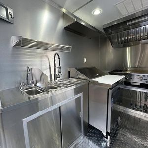 รถขายอาหารจานด่วนแบบพ่วงพร้อมห้องครัวเต็มรูปแบบ - Product Image 4