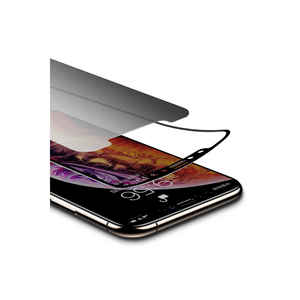 Protection d'écran en verre trempé 9H pour iPhone 11 XS Max - Installation facile, film noir anti-espion, anti-choc, anti-rayures - Product Image 2