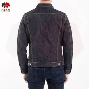 แจ็คเก็ตยีนส์ผู้ชายแบบฟอกสี พร้อมบริการสกรีนแบรนด์ ดีไซน์ทันสมัย ผลิตด้วยคุณภาพส่งออก - Product Image 2