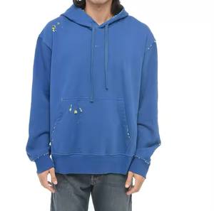 เสื้อฮู้ดดี้แบบใหม่มีสไตล์แห้งเร็วสวมใส่และซักเสื้อผ้าธรรมดาผ้าฝ้ายผสมกันแดดสำหรับผู้ชาย - Product Image 2