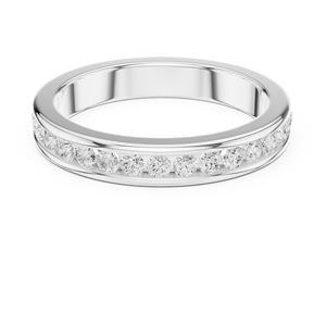 Glowaria Jewels 14K Classic Halo Moissanite Bague de fiançailles en or massif avec diamant - Product Image 3