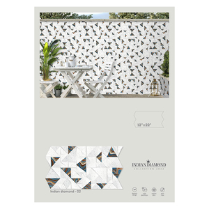 2023 recién llegado, azulejos de pared exterior de cerámica, diseño de elevación, tamaño de 31x56cm de proveedor indio - Product Image 2