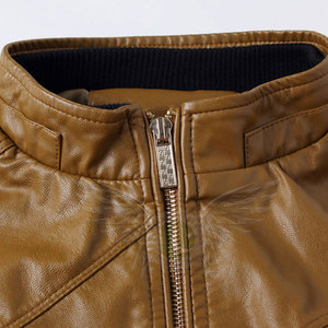 Veste d'hiver en cuir à manches longues pour hommes, usage extérieur, souple, meilleure vente - Product Image 3
