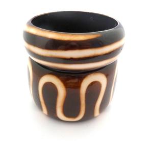 กำไลข้อมือเรซินหยักชุบทองโรแมนติกหินมุกสีสันสดใสดีไซน์เรขาคณิตแบบไม่เหมือนจริงเรซิ่นโปร่งใส - Product Image 2